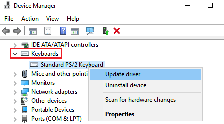 keyboard laptop tidak berfungsi sebagian