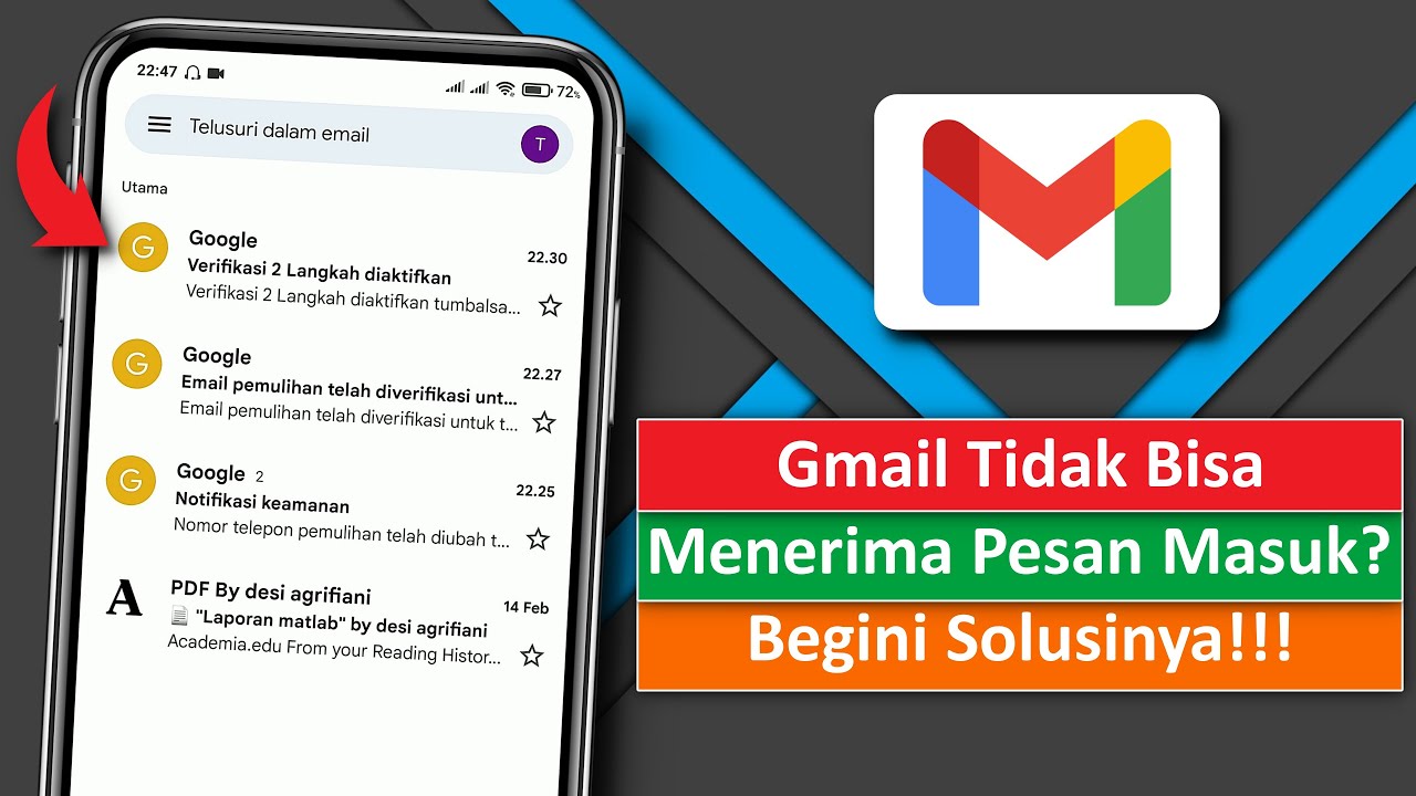 Cara Mengatasi Gmail Tidak Bisa Menerima Email