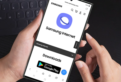 Cara Bookmark Website di Samsung Internet